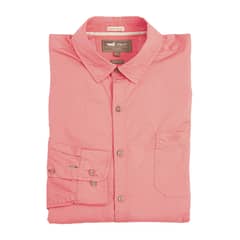 ROCKFORD - Camisa Algodón Orgánico Galiton Coral Hombre