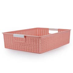 NEWTREE - Cesta Rectangular Plástica con Asas