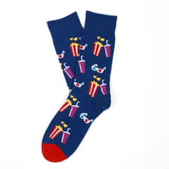 SOCKS LAB - Calcetín Algodón Cine Azul