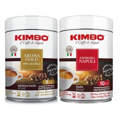 KIMBO - Café Molido Aroma Gold y Café Italiano Napoli