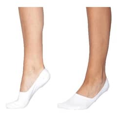 LADY GENNY - Calcetines Invisibles 4 Pares - Blanco