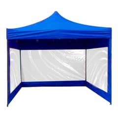 JARDIMEX - Toldo Plegable 3x3 Paredes Antilluvia Proteccion UV Azul