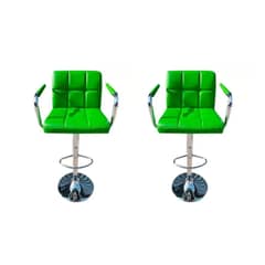 DECHAUS - Pack 2 Sillas Taburete Bar Dec Haus Metal-ecocuero 62-82 Cm J10-10