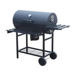 GENERICO - Parrilla de asado con rueda y repisa 101x70x94.5cm Bighouse