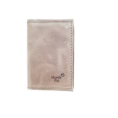 MUNDO PIEL - Porta Documento de Cuero Café Claro