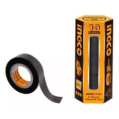 INGCO - Huincha Cinta Aisladora Pvc 18mm X 915mts 10und Hpet1101