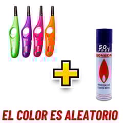 RONSON - Pack Encendedor Mediano Recarga Butano 300ml
