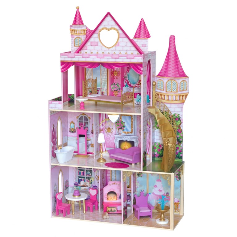 Castillo para munecas Rose Garden De 3 Pisos Tipo Barbie