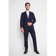 MAVIANNI - Traje Formal Básico Regular Twill Navy