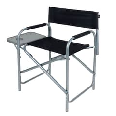RUTTA - Silla con Bandeja Plegable Negro