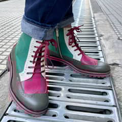 LUZ PRINCIPE - ZAPATO VINO 03 VERDE