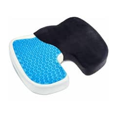 CASATUA - Cojin Lumbar Viscoelastico con Gel Noobe Coxis Asiento Silla