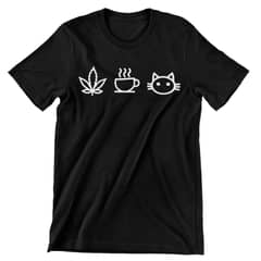 NNABICA - Polera cannábica Trilogia gatuna