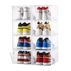 CASATUA - Caja Organizadora De Zapatos Set X2 Banhaus Apilable Premium