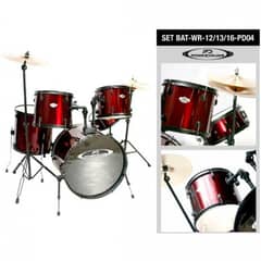 POWERDRUMS - PD-04 SET WRD/WR BATERIA 12/13/16 HARDWARE