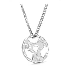 ROYAL MADRIZ - Collar De Disco Gym Pesas Macuernas Hombre Mujer Moda