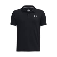 UNDER ARMOUR - Polo Golf Performance Negro Niño