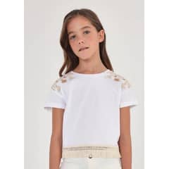 MAYORAL - Polera Elegante Estampado Niña