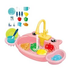 IRM - Fregadero De Cocina Lavaplatos Con Bombín Juguete Rosa