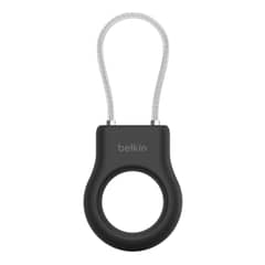 BELKIN - Secure Holder con cable fino metálico para AirTag Negro