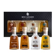 BOU - Colección 4 Miniaturas Pisco Ganador Mejor del Mundo