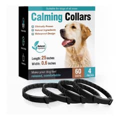 GENERICO - 4x Collar Calmante Perro Ajustable Calma Ansiedad Relajante