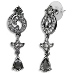 BLOOM CRYSTAL - Aros colgantes Elizabeth con cristales de Swarovski