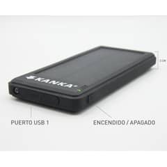 KANKA - - Batería Recargable Powerbank 10.000 mAh Carga Solar