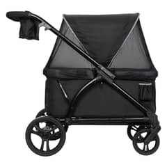 BABY TREND - COCHE DOBLE PASEO WAGON MUV EXPEDITION 2 EN 1 BLACK