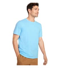 OLD NAVY - Polera Manga Corta Crew-Neck Celeste
