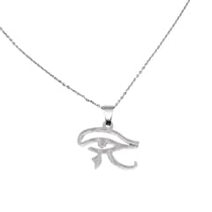 GENERICO - Collar Plateado Ojo de Horus
