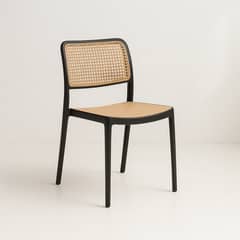KLIK - Silla de Terraza o Comedor Hoffman Enrejada - Negra
