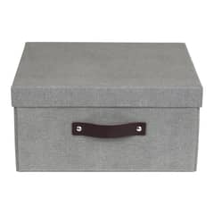 BIGSO - Caja de Almacenaje Levi Canvas Gris Bigso®