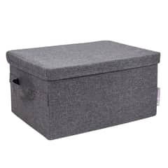 BIGSO - Caja Organizadora Box Pequeña 25 x 35 cm Gris