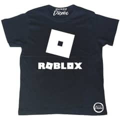 MDC - Polera de niño manga corta roblox clásico negro