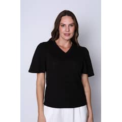 WOMAN BY ECLIPSE - Polera María Negro Woman