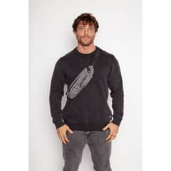 WILD LAMA - Banano Utility Reciclado Gris