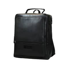 CRAFTMEN - Mochila 100% cuero natural Westminster color Negro