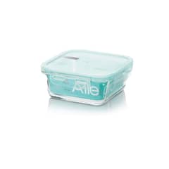 ALLEGRA - Contenedor Hermético De Vidrio Cuadrado 380 Ml