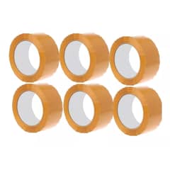 GENERICO - Pack X6 Cinta Embalaje Cinta Scoch Para Embalar 150m Huincha