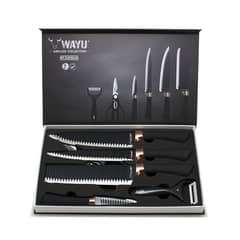 WAYU - Set Cuchillos Rolling Tijeras y Pelador Collección Airflow -