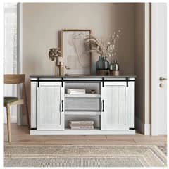 GENERICO - Rack Para Tv 55 " Roble Blanco