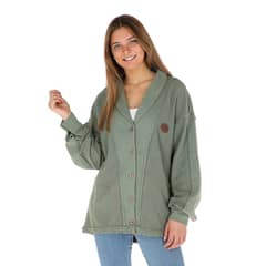 BUFFALO CHILE - Poleron Lascar Verde Mujer