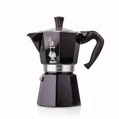 BIALETTI - Cafetera Moka Express 6 Tazas 270ml Negra