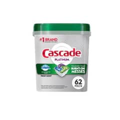 CASCADE - Lavavajillas Platinum Actions Packs Fresh 62 Un