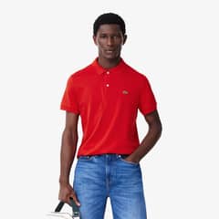 LACOSTE - Polera Polo Algodón Hombre DH2050 Rojo