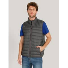 TOMMY HILFIGER - Chaqueta Vest Light Weight Quilted Gris Hombre