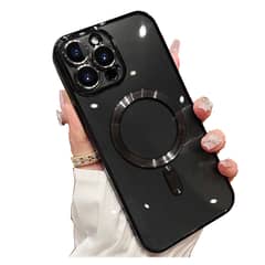 GENERICO - Carcasa Para iPhone 15 Pro Max Negro Magnetica Magsafe