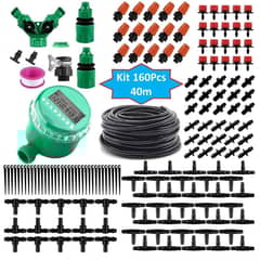 GENERICO - Riego Automático Aspersor Nebulizador Kit 40mts Timer