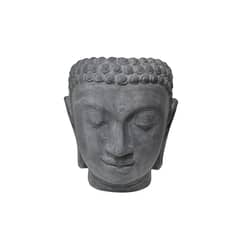 NECTAR - Macetero de cemento decorativo Buda 38x41cm